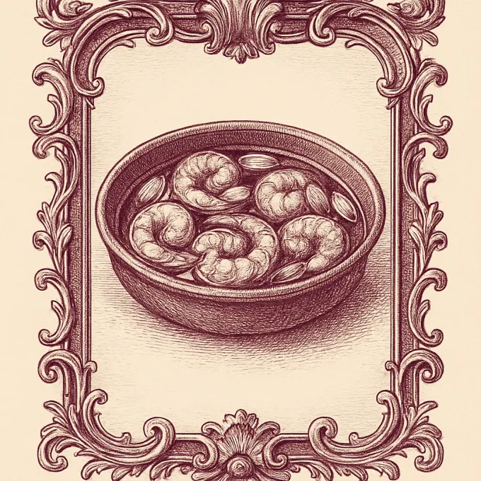 Gravyr av Gambas al ajillo